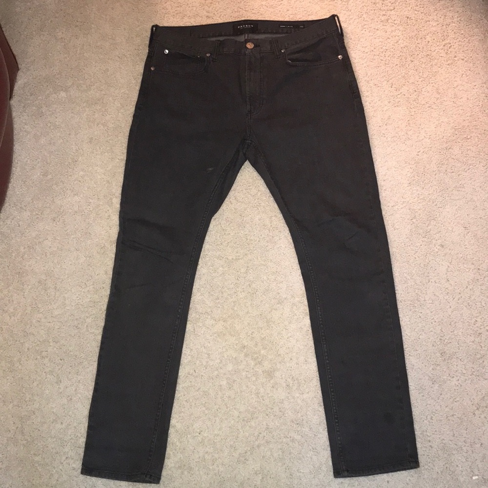 PacSun Skinny Dark Gray Jeans 34x32 UNWORN